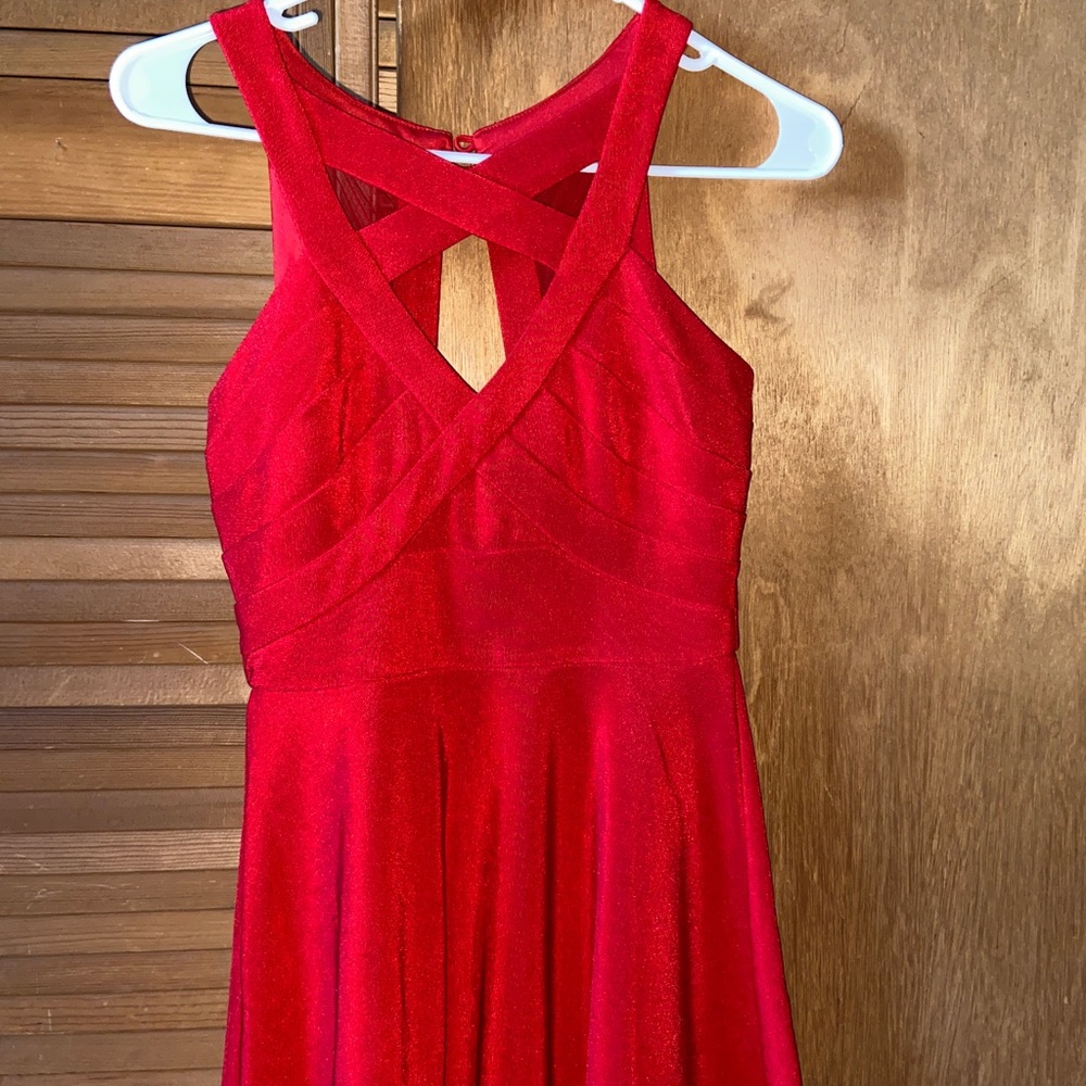 Windsor Red Skater Dress